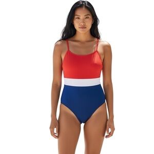 Elegant Tricolor Women's One-Piece Swimsuit